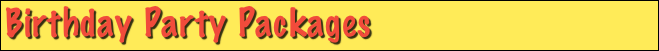 Birthday Party Packages